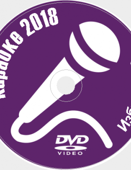 Караоке Избранное 2018 №37. Универсальный диск DVD Видео для любого DVD плеера. 85 песен. 2 диска. DVD-5. D-777
