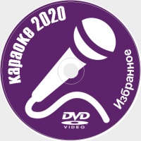 Караоке Избранное 2020 №12. Универсальный диск DVD Видео для любого DVD плеера. 100 песен. 2 диска. DVD-5