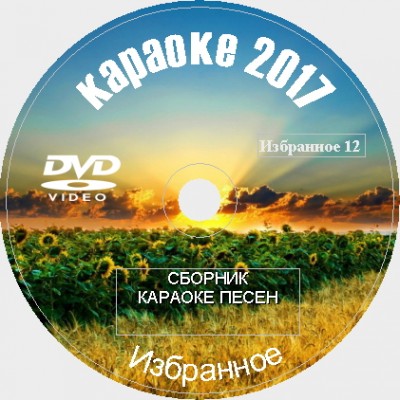 Избранное 2017 №12. 20 песен для любого DVD Видео Караоке от KARAOKE-DISC.CLUB