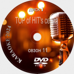 Караоке TOP of the HITs 2024 №01. Универсальный диск DVD Видео для любого DVD плеера. 51 песня. 1 диск. DVD-5. D-836